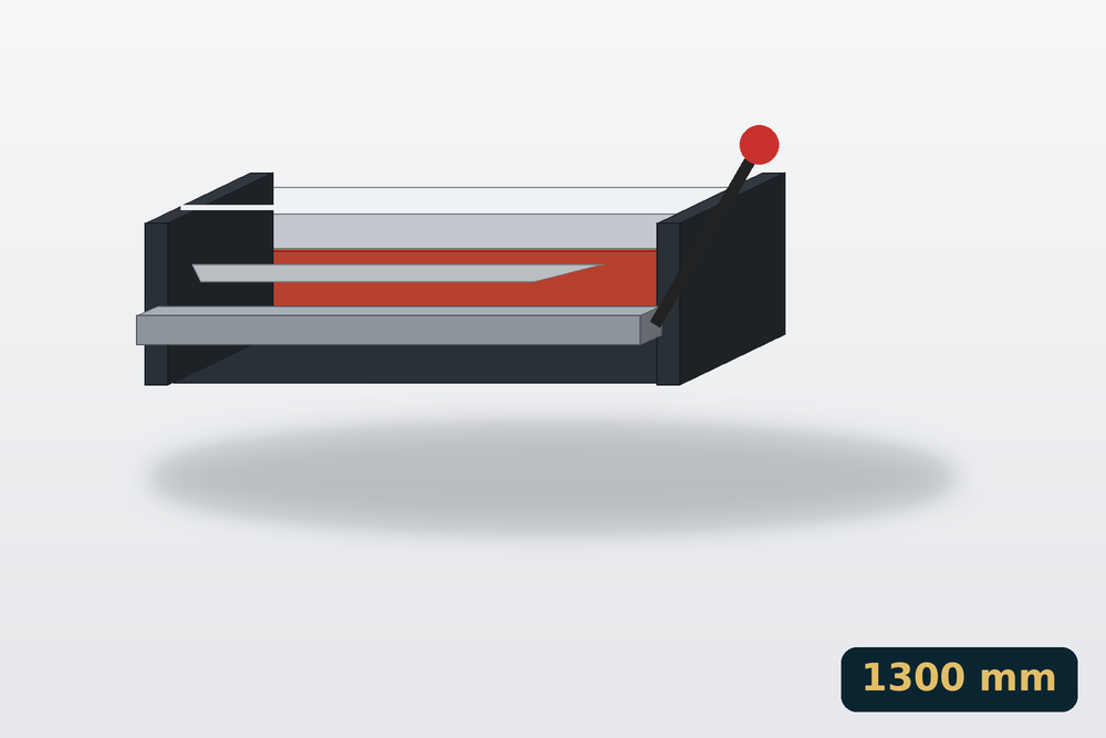 Kézi lemezvágó olló (emeltyűs) 1300 mm